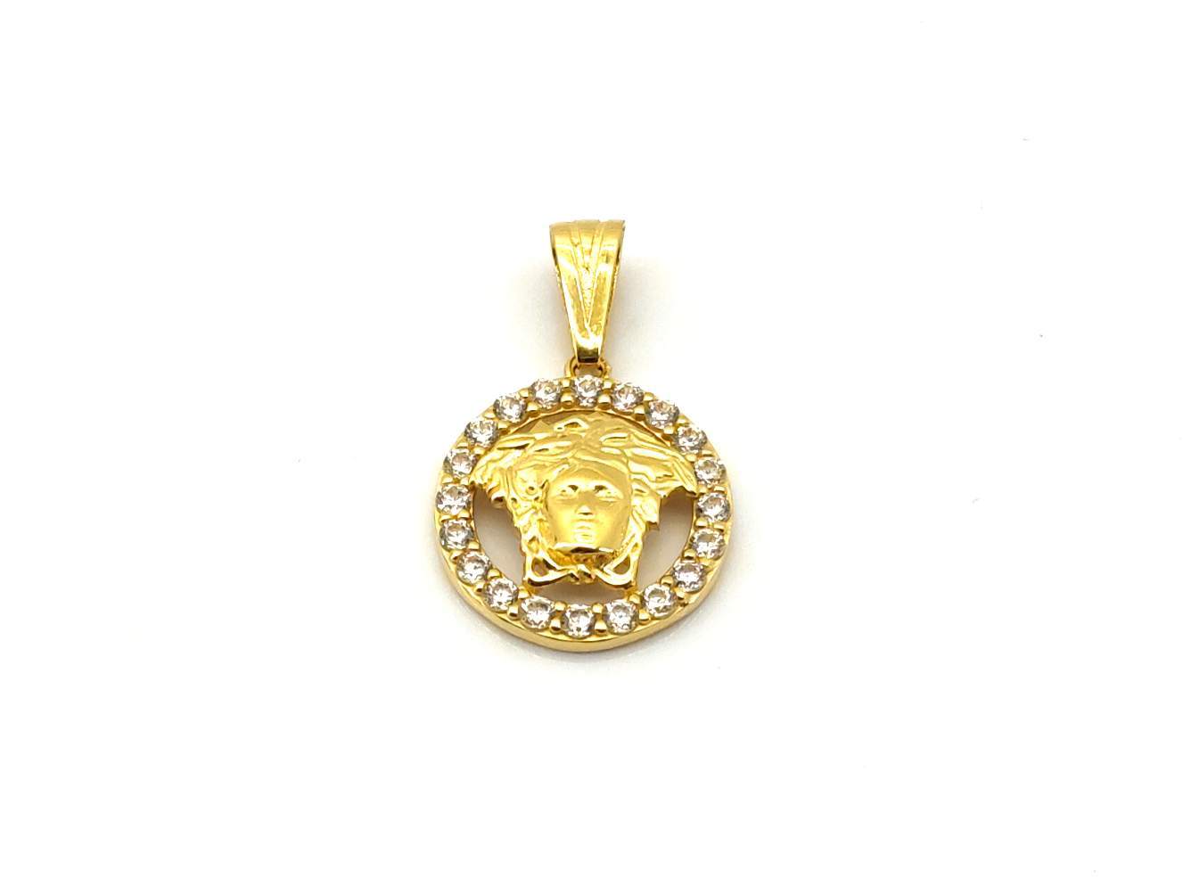 Colgante Oro 18k Con Circonita