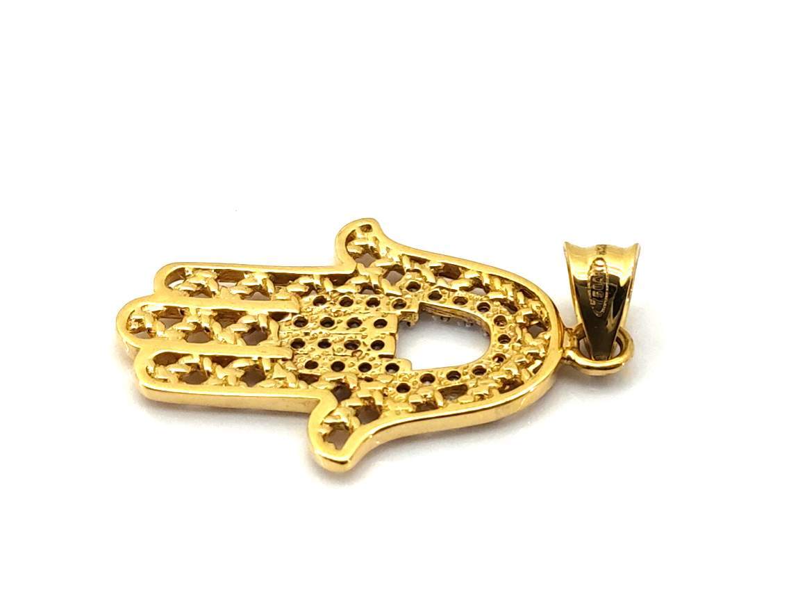 Colgante Oro 18k Con Circonita - Imagen 3