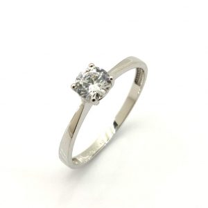 Sortija Oro 18k Con Circonita