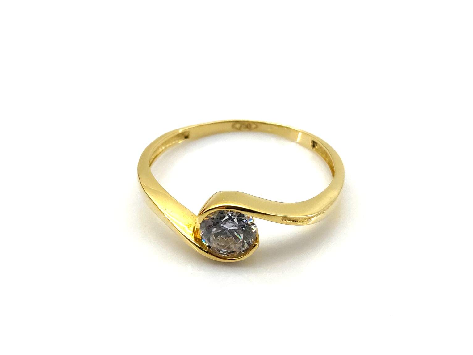 Sortija Oro 18k Con Circonita - Imagen 2