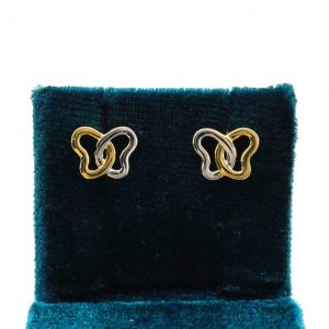 Pendientes Oro 18k Con Circonita