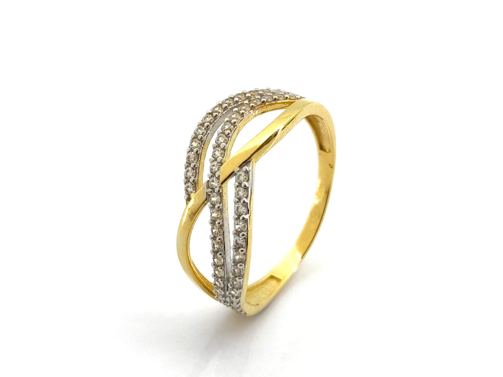 Sortija Oro 18k Con Circonita