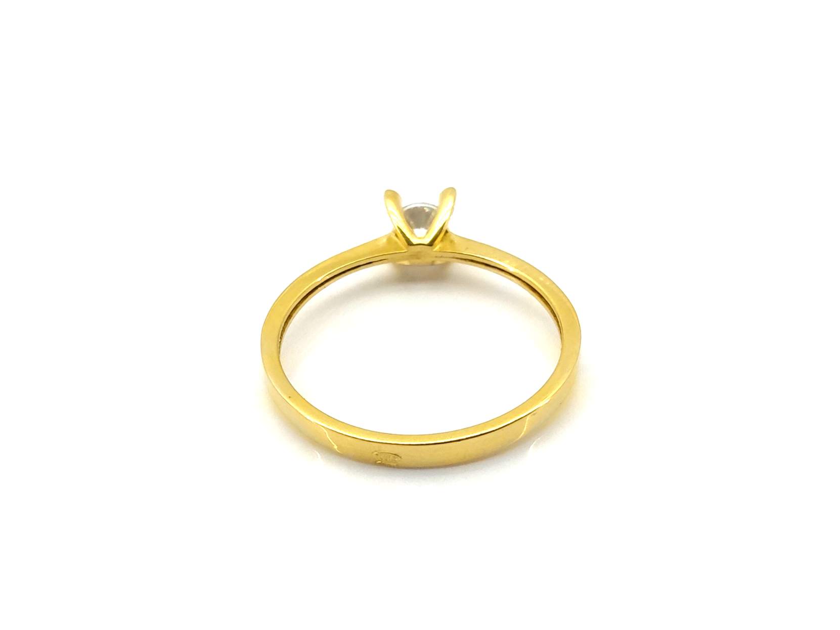 Anillo Oro 18k Con Circonita - Imagen 3