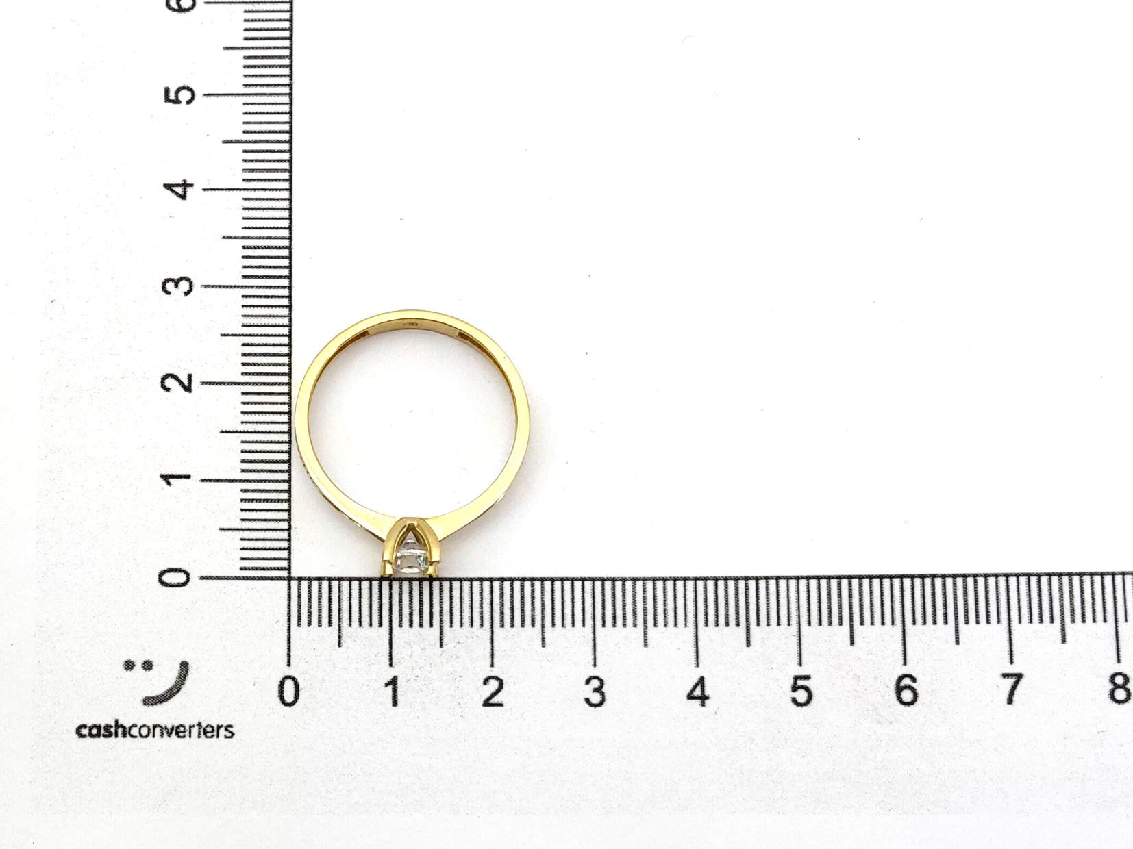 Anillo Oro 18k Con Circonita - Imagen 4