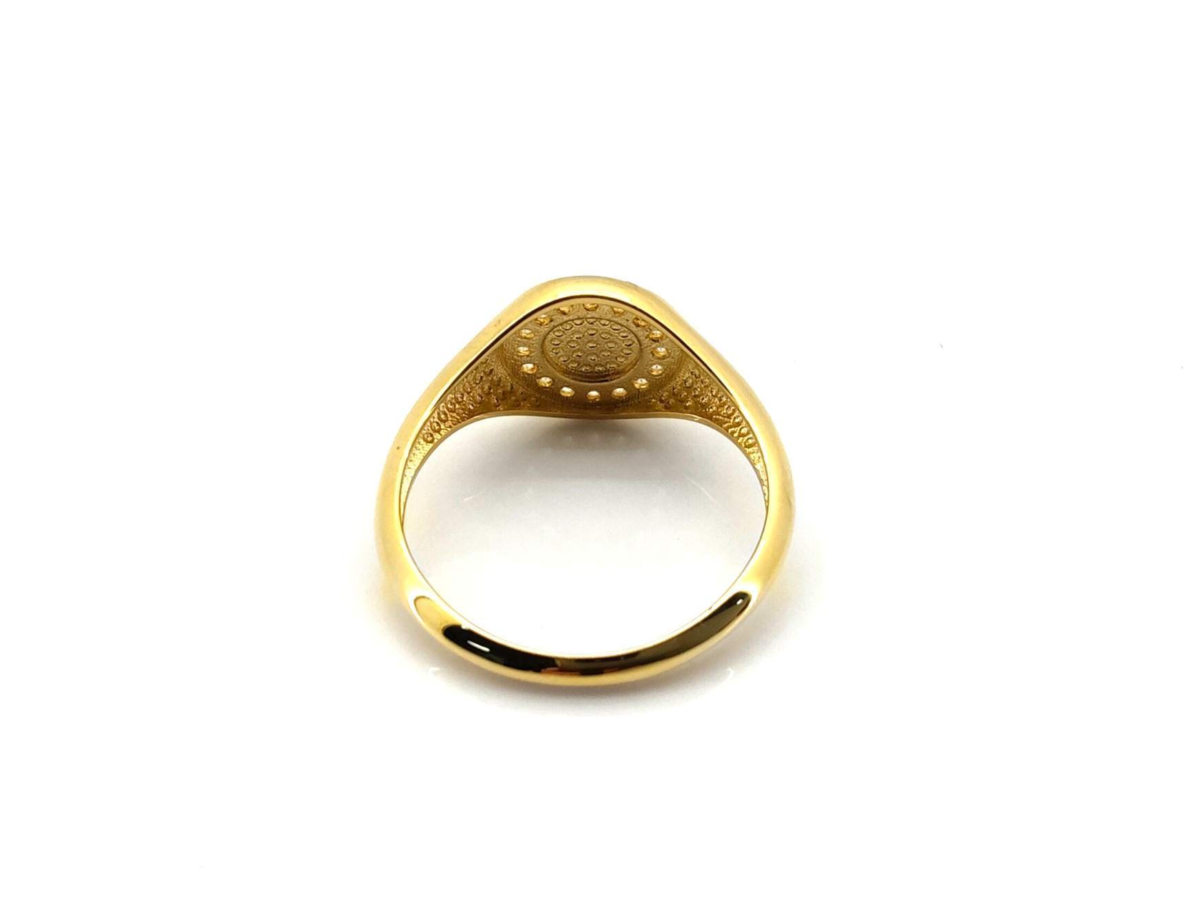 Sello Oro 18k Con Circonita - Imagen 3