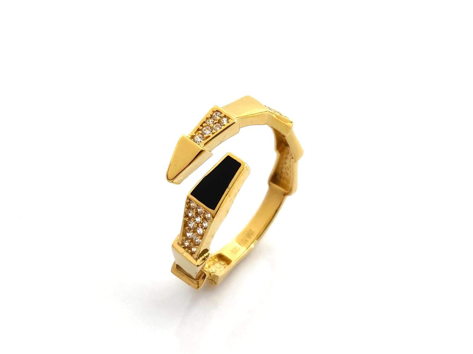 Anillo Oro 18k Con Circonita