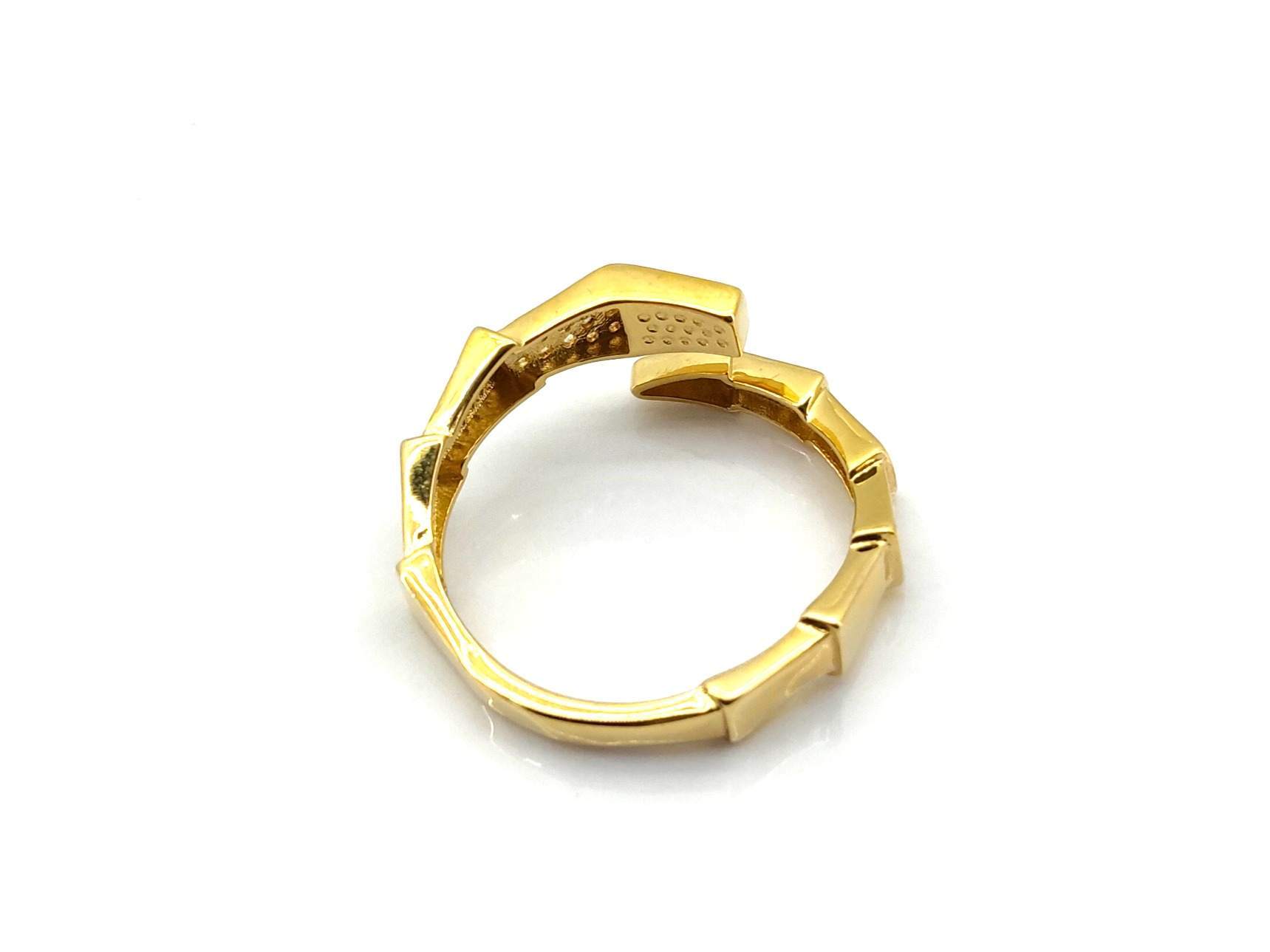 Anillo Oro 18k Con Circonita - Imagen 3