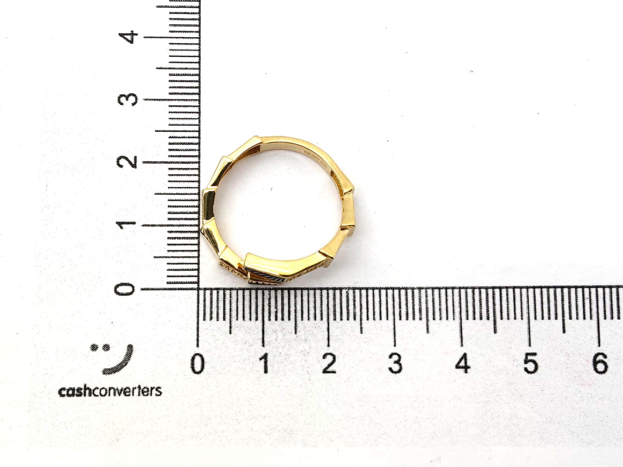 Anillo Oro 18k Con Circonita - Imagen 4