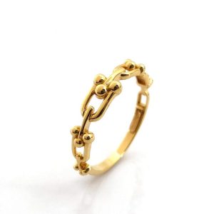 Anillo Oro 18k Con Circonita