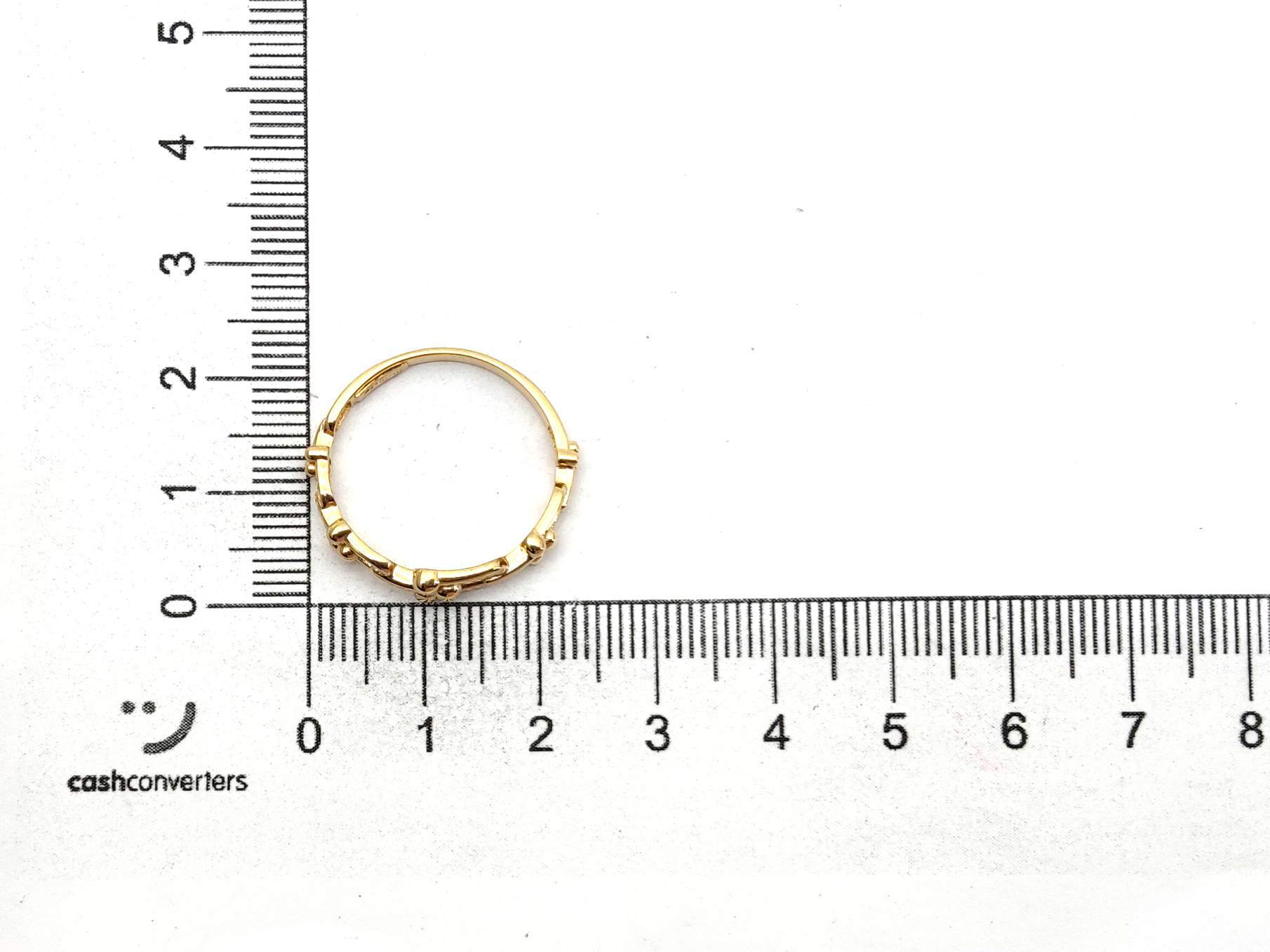 Anillo Oro 18k Con Circonita - Imagen 3