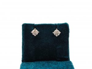 Pendientes Oro 18k Con Circonita