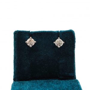 Pendientes Oro 18k Con Circonita