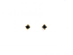 Pendientes Oro 18k Con Esmeralda
