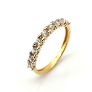 Sortija Oro 18k Con Circonita