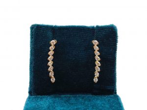 Pendientes Oro 18k Con Circonita