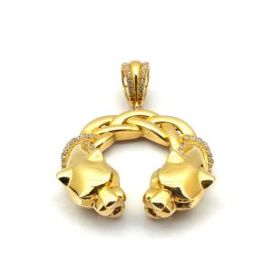 Colgante Oro 18k Con Circonita