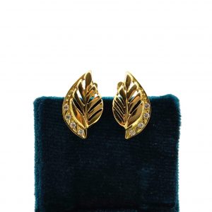 Pendientes Oro 18k Con Circonita