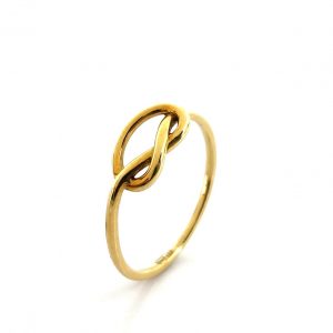 Anillo Oro 18k Con Circonita
