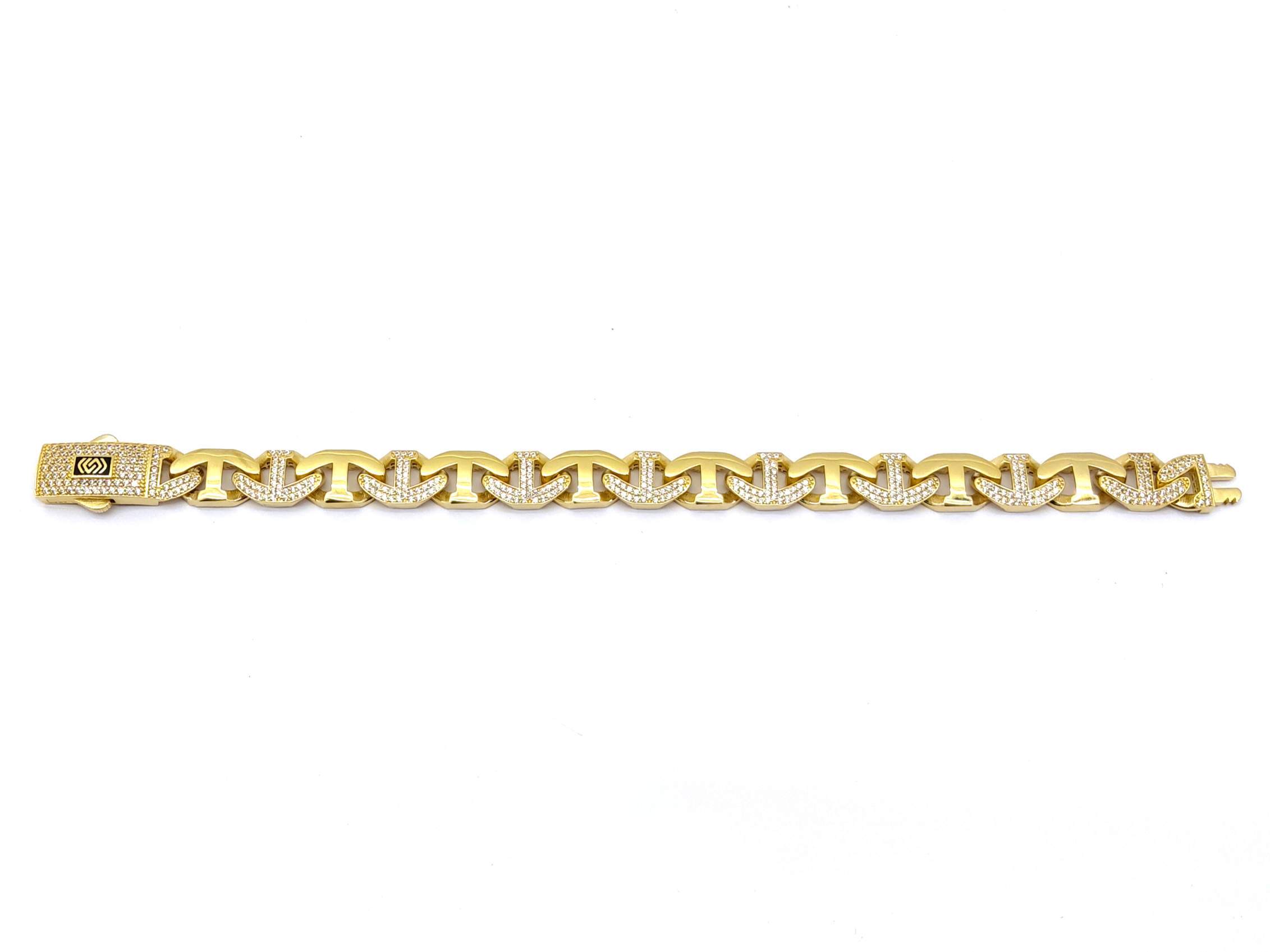 Pulsera Oro 18k Con Circonita - Imagen 2