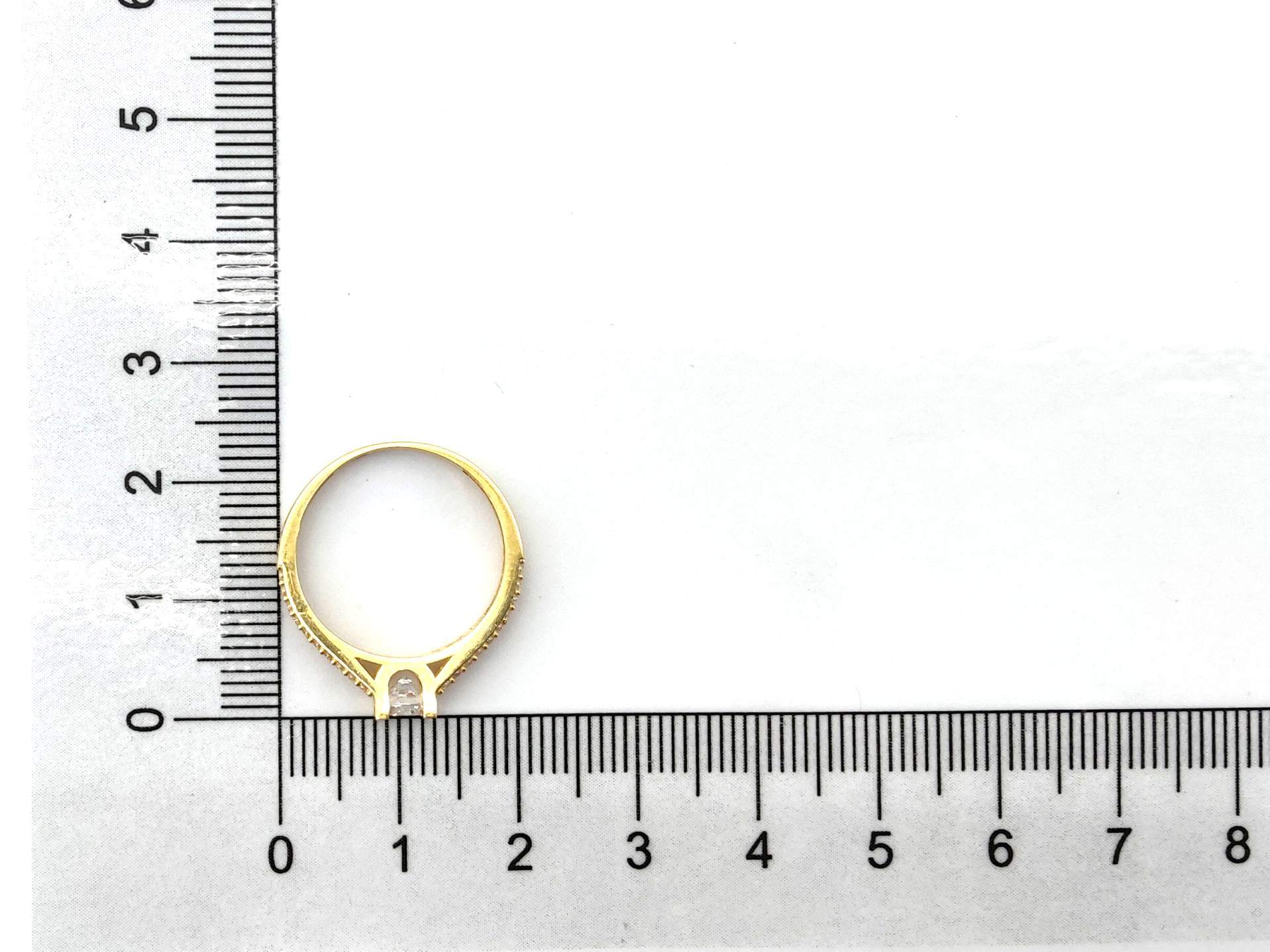 Sortija Oro 18k Con Circonita - Imagen 4