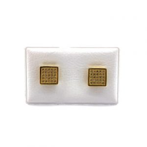 Pendientes Oro 18k Con Circonita