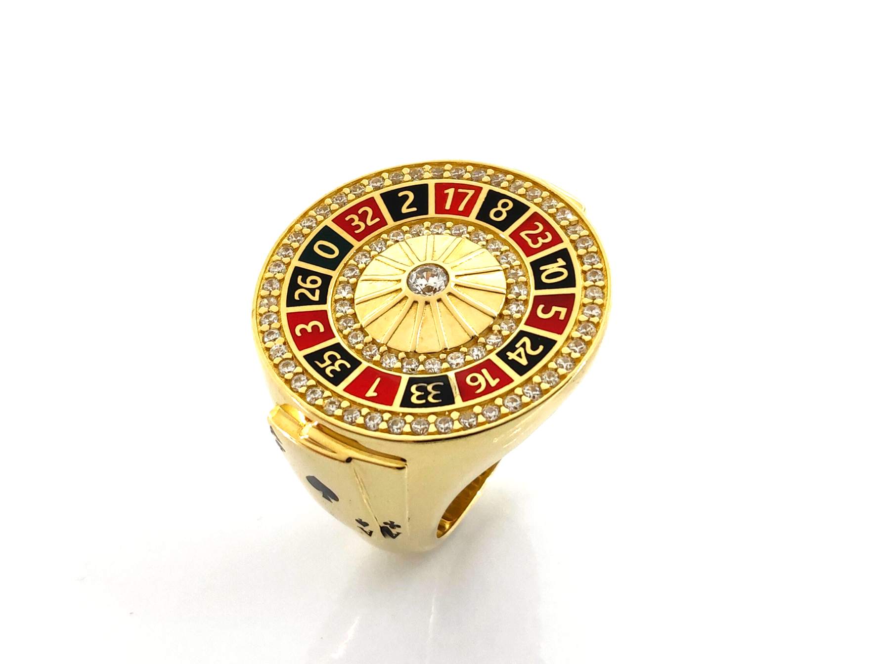 Sello Oro 18k Con Circonita