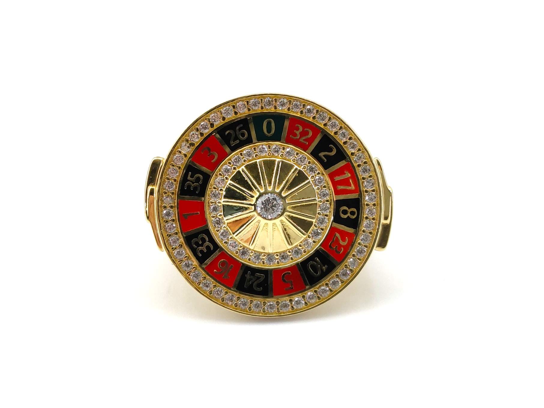 Sello Oro 18k Con Circonita - Imagen 2