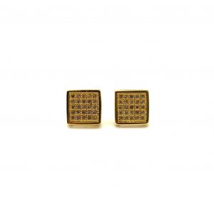 Pendientes Oro 18k Con Circonita