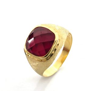 Sello Oro 18k Con Circonita