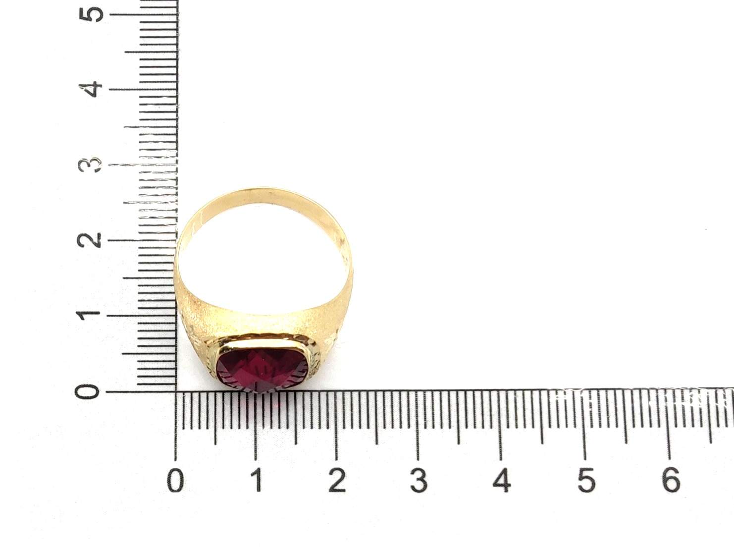 Sello Oro 18k Con Circonita - Imagen 4