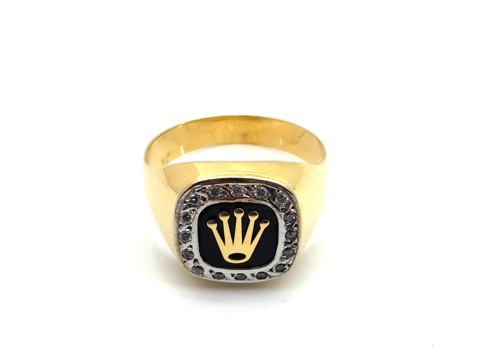 Sello Oro 18k Con Onix - Imagen 2