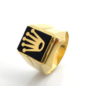 Sello Oro 18k Con Onix