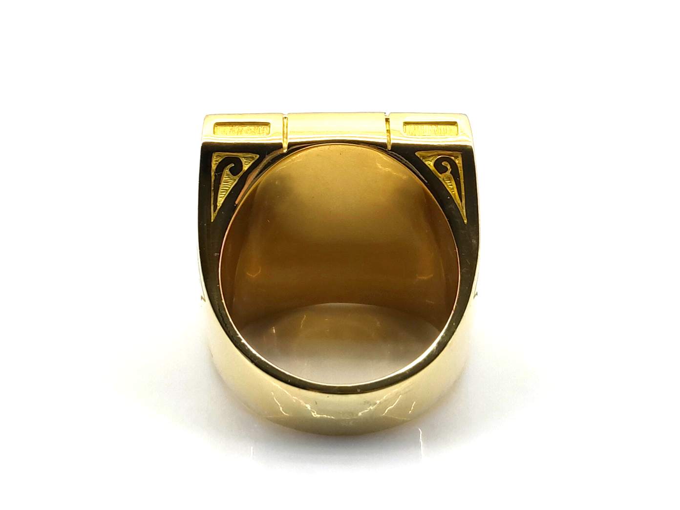 Sello Oro 18k Con Circonita - Imagen 3