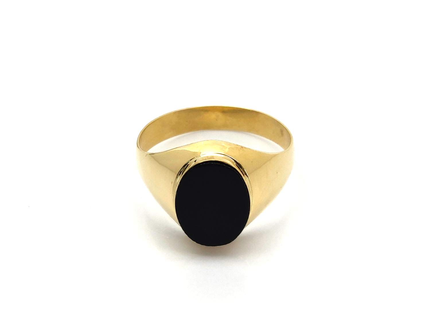 Sello Oro 18k Con Onix - Imagen 2