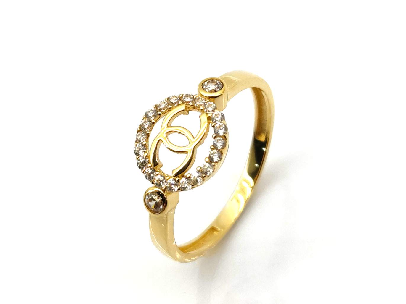 Sortija Oro 18k Con Circonita