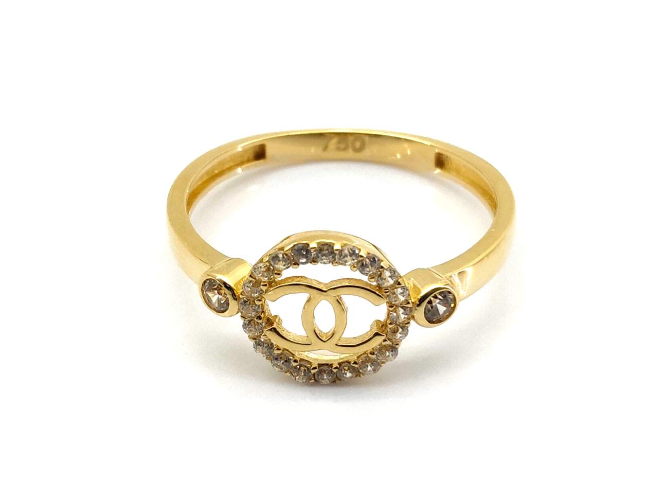 Sortija Oro 18k Con Circonita - Imagen 2