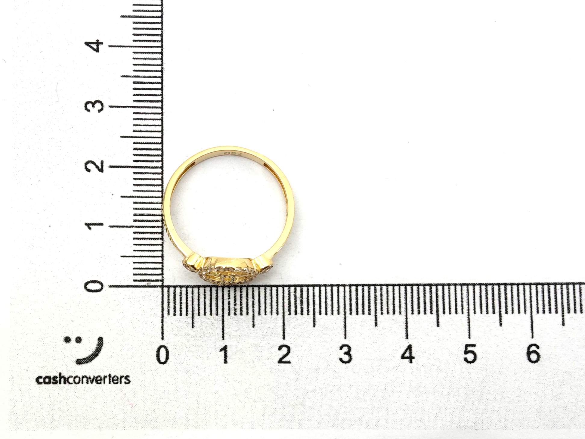 Sortija Oro 18k Con Circonita - Imagen 4