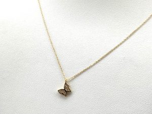 Gargantilla Oro 18k Con Circonita 22cm