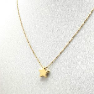 Gargantilla Oro 18k Con Circonita 22cm