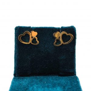Pendientes Oro 18k Con Circonita