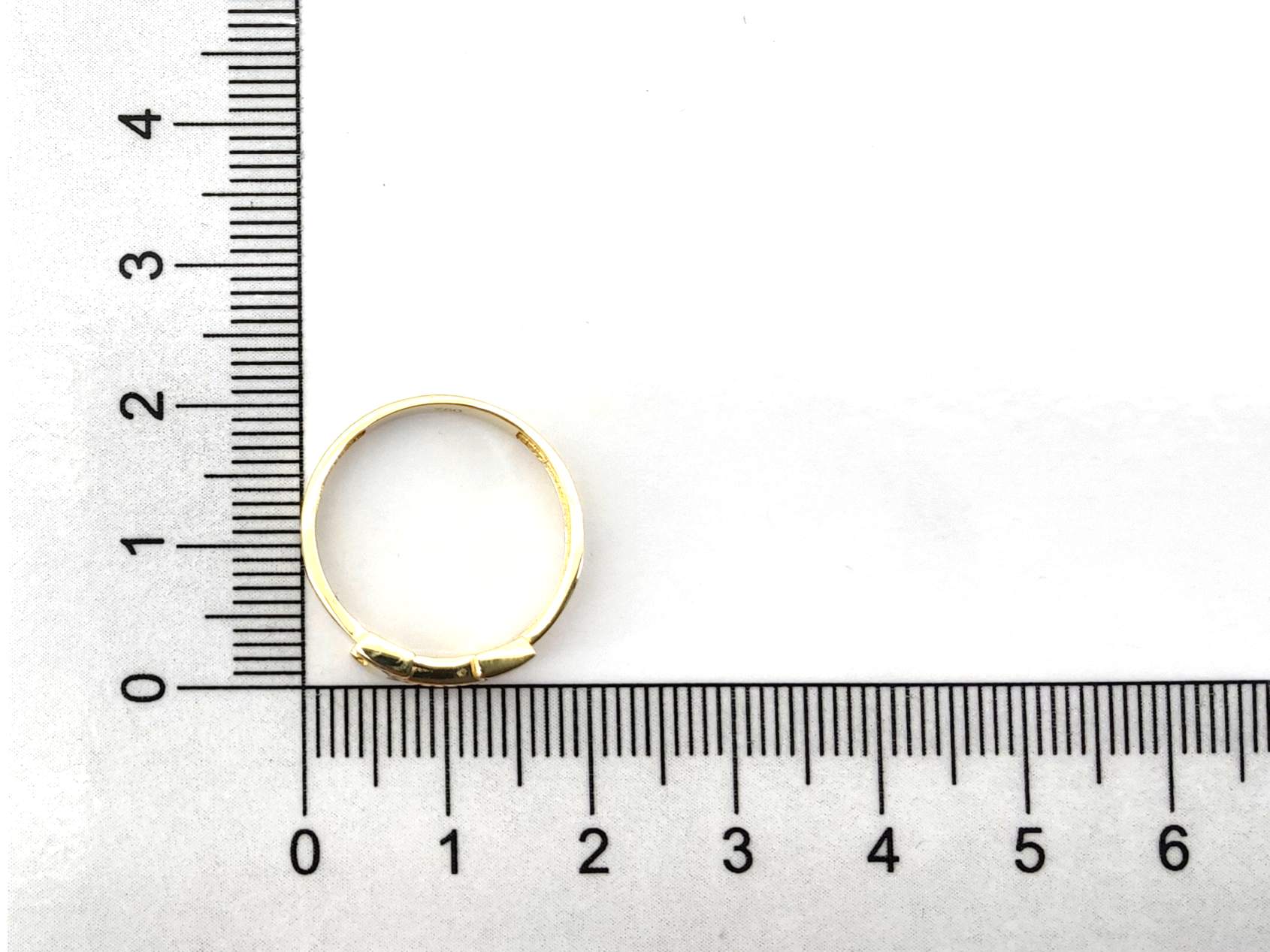Anillo Oro 18k Con Circonita - Imagen 4