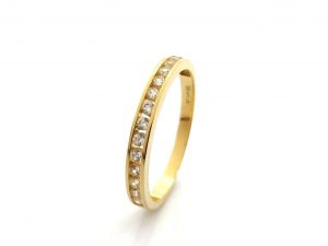Anillo Oro 18k Con Circonita
