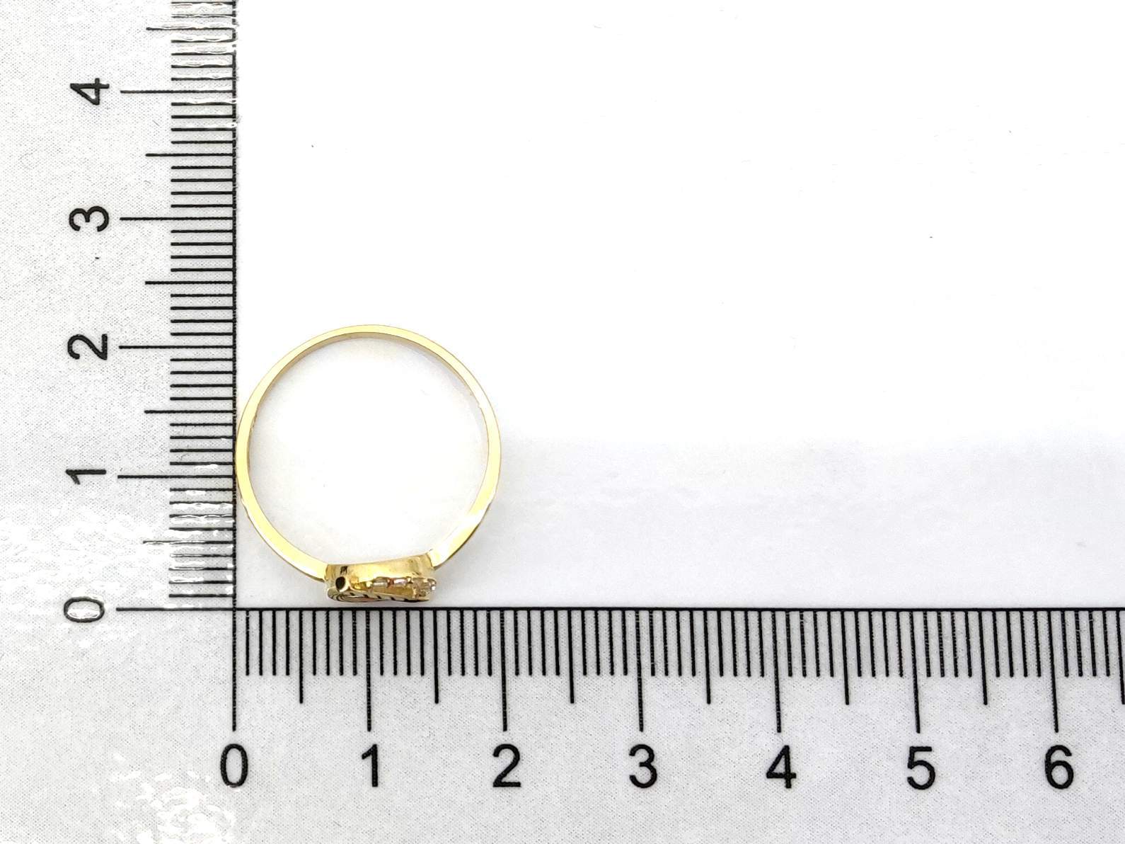 Anillo Oro 18k Con Circonita - Imagen 4