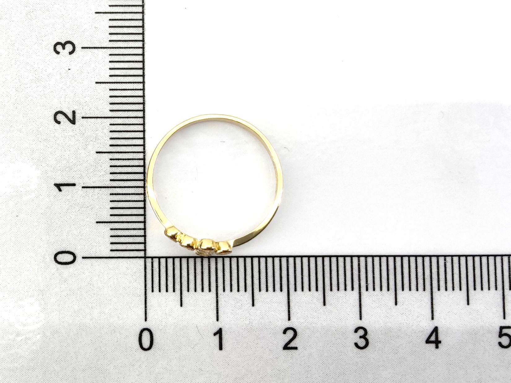 Anillo Oro 18k Con Circonita - Imagen 4