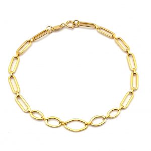 Pulsera Oro 18k Con Circonita