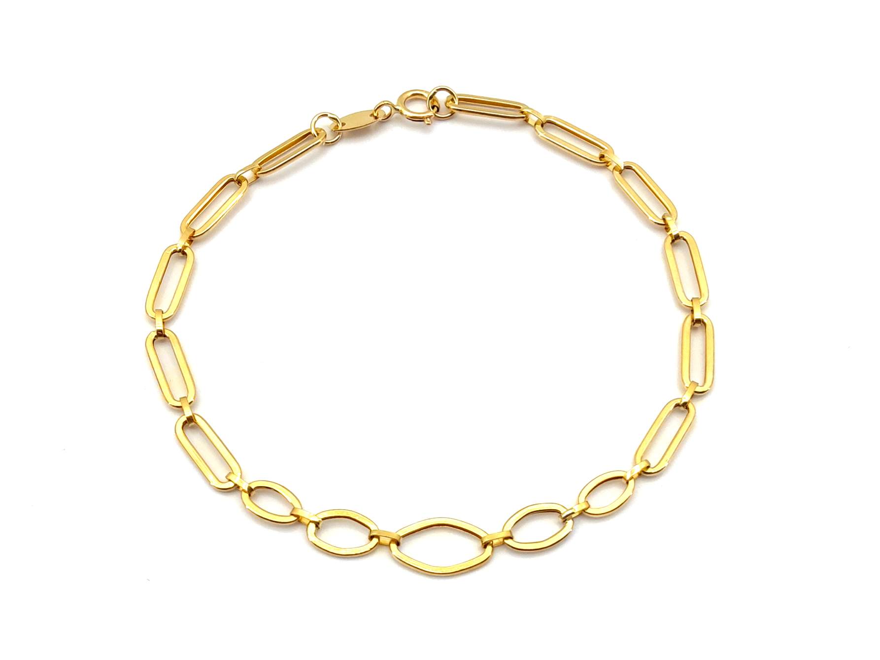 Pulsera Oro 18k Con Circonita