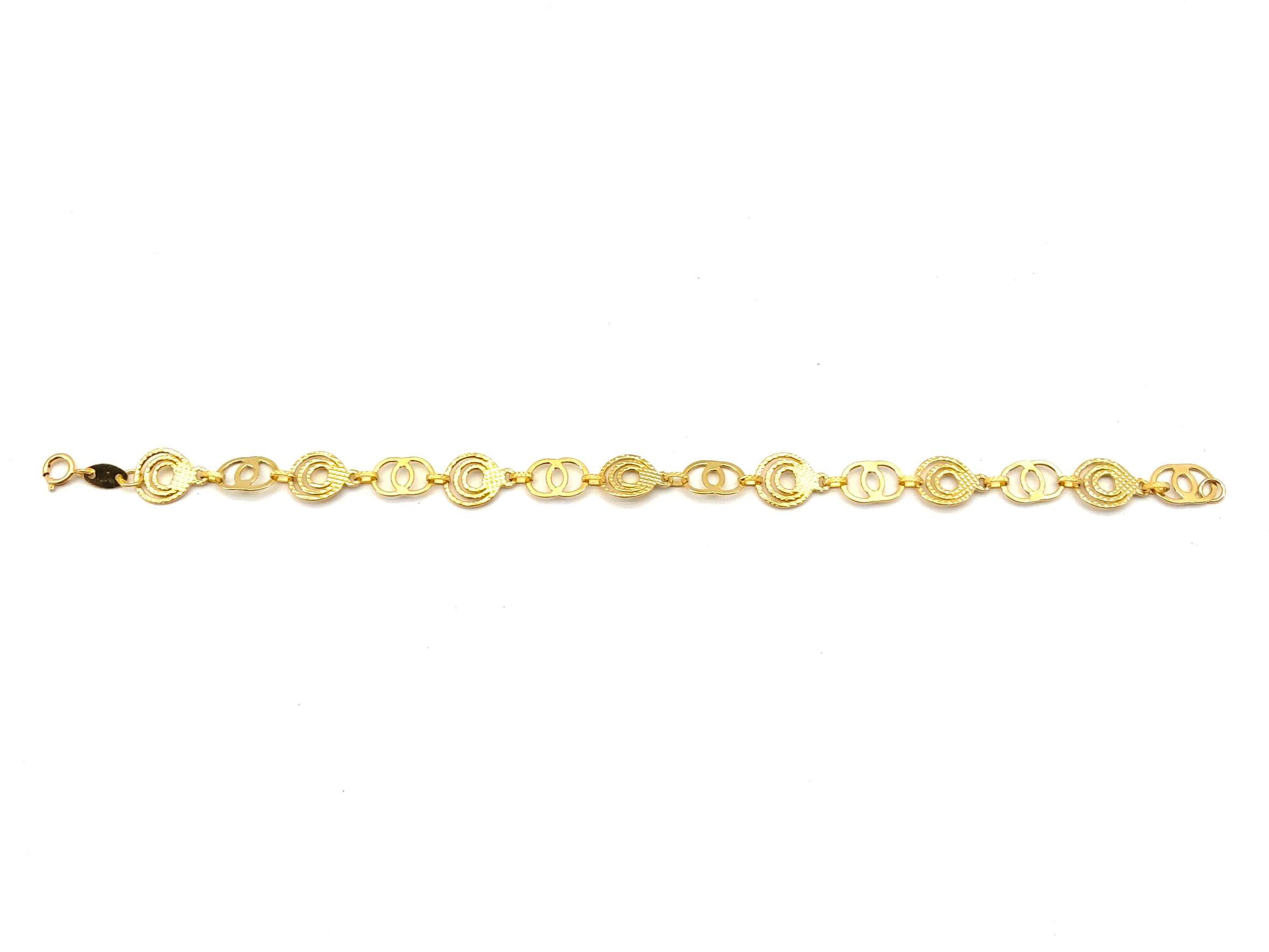 Pulsera Oro 18k Con Circonita - Imagen 2