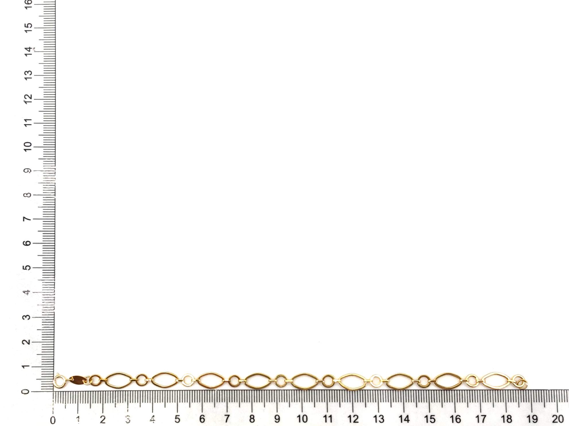 Pulsera Oro 18k Con Circonita - Imagen 4