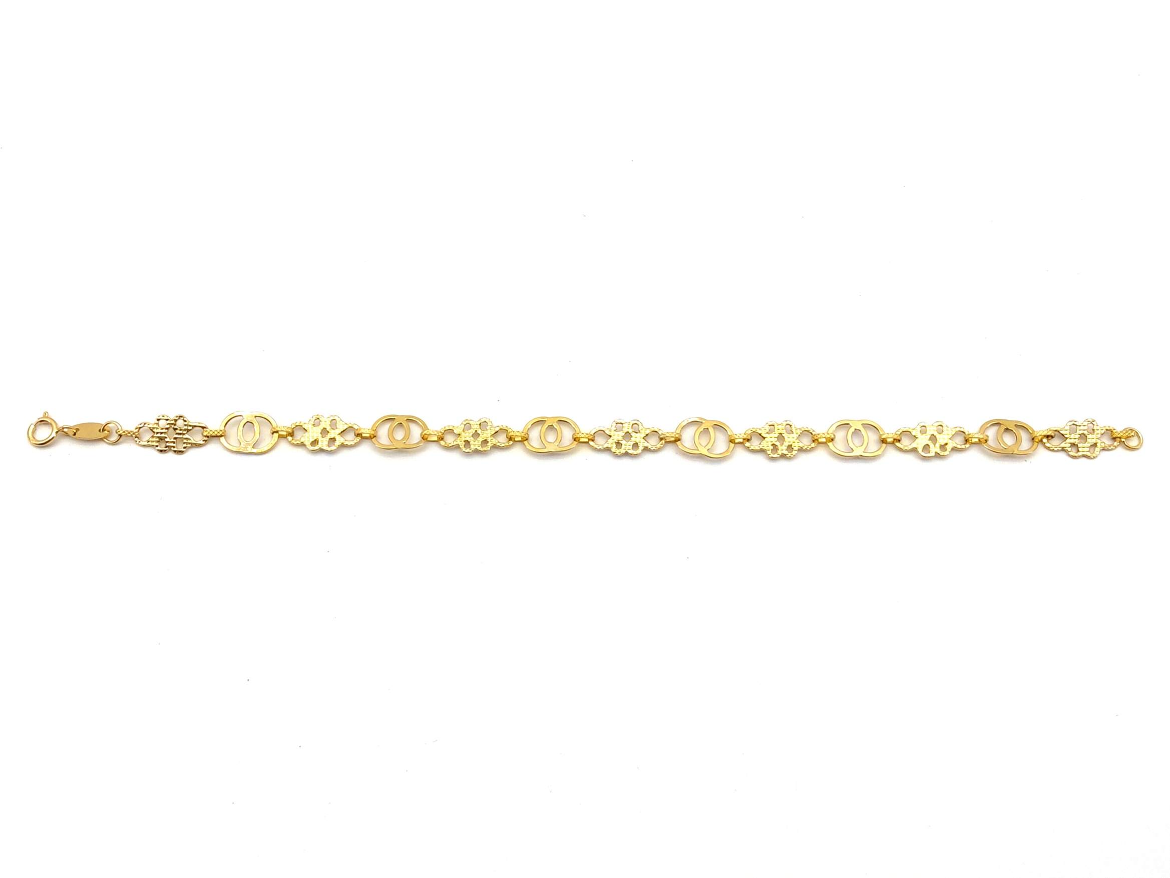 Pulsera Oro 18k Con Circonita - Imagen 2
