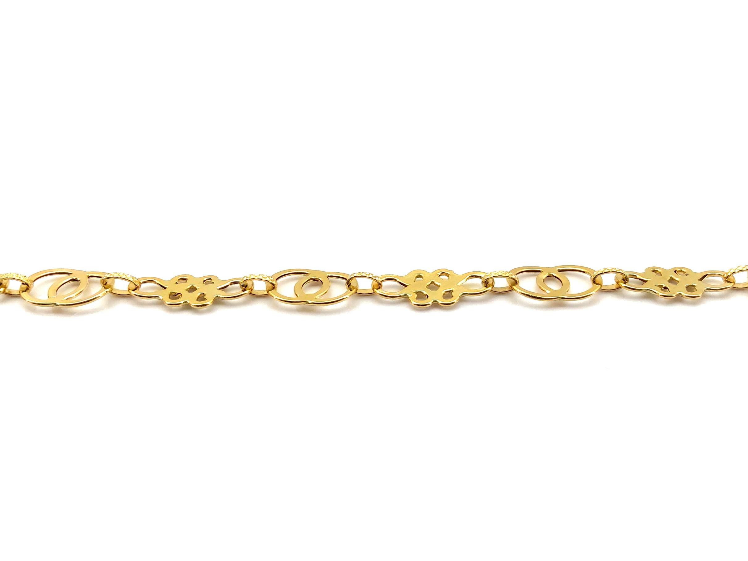 Pulsera Oro 18k Con Circonita - Imagen 3
